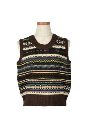 Fairisle knit tunk