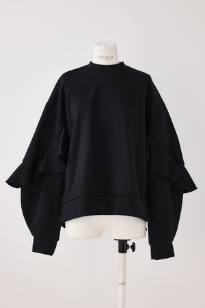 【ENFOLD】Collaboration RAFFLE-SLEEVES PULLOVER