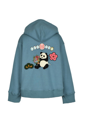 Fortune Panda Zip Up フーディ