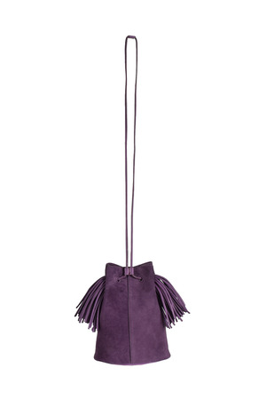 Suede tassel バッグ