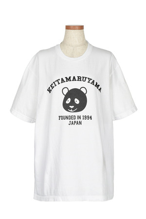 PANDA College print Tシャツ