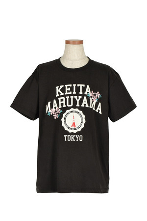 TOKYO College print Tシャツ